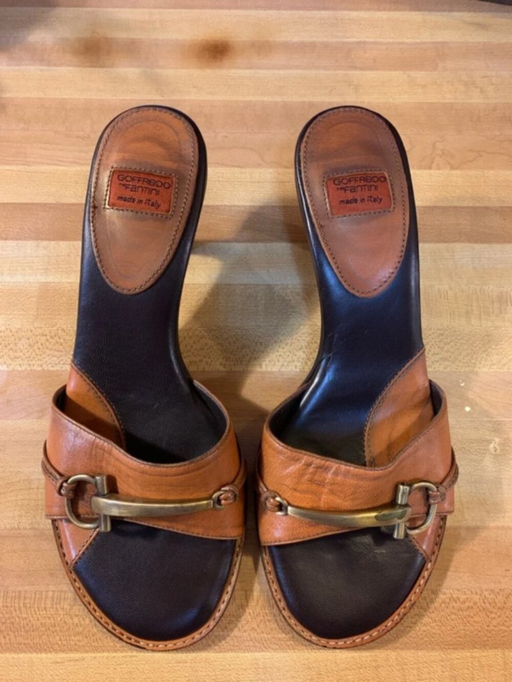 Goffredo Fantini women’s heels size 37.5 which a 6.5-7 in us sizing